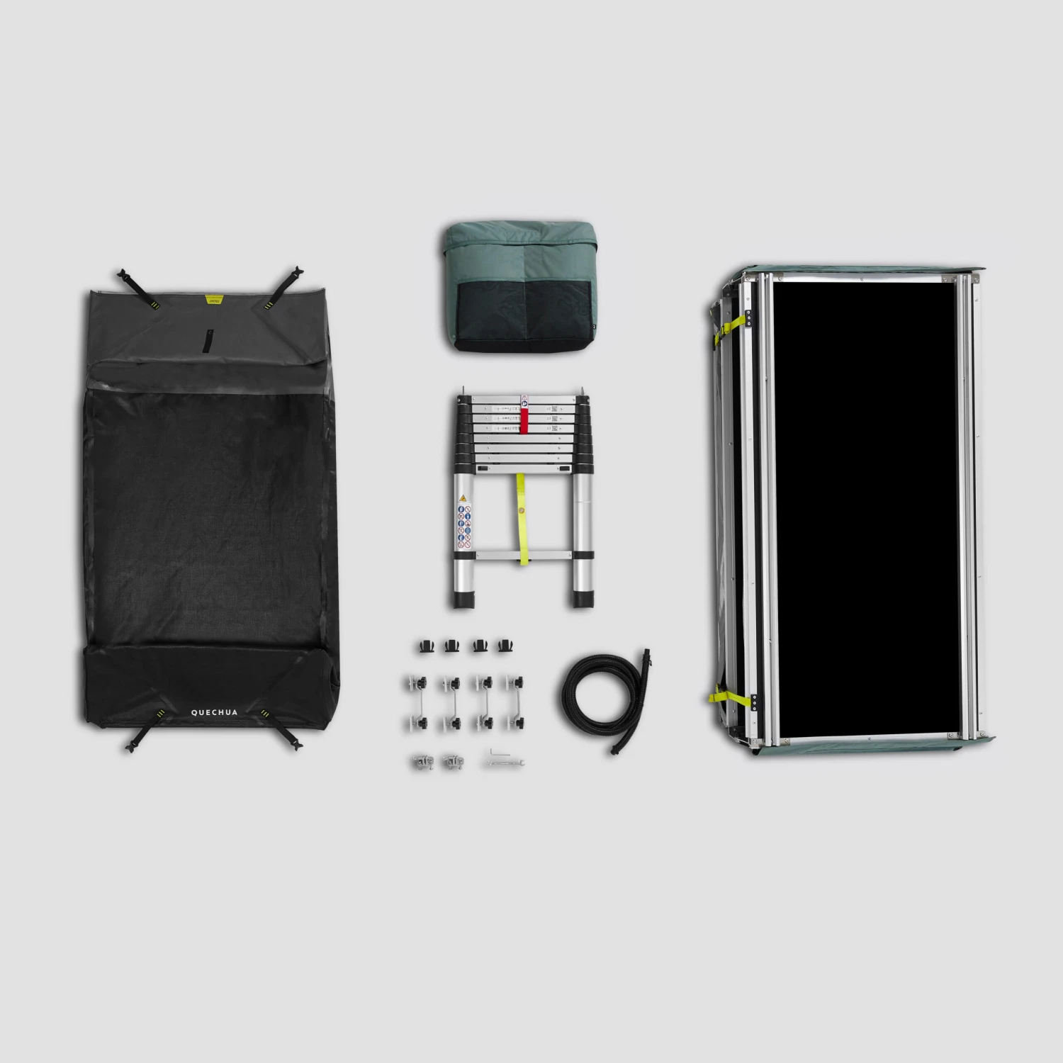 Quechua INFLATABLE ROOF TENT MH900 FRESH & BLACK 2 PERSON 7 Quechua INFLATABLE ROOF TENT MH900 FRESH & BLACK 2 PERSON - Image 7