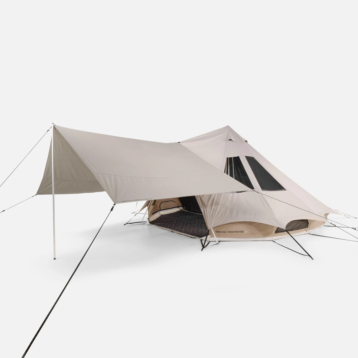 Quechua CAMPING TARP - TEPEE POLYCOTTON - 6 PERSON 1 Quechua CAMPING TARP - TEPEE POLYCOTTON - 6 PERSON