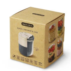 Black+Blum Glass Lunch Bowl 450ml Slate -Outdoor Camping Shop k28e5252f57152de33659514e2d7b7d69