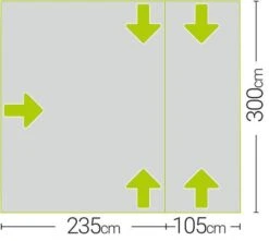 Quest Falcon 300 Air Low -Outdoor Camping Shop k29db765602d2c2795e17639a73005e0f