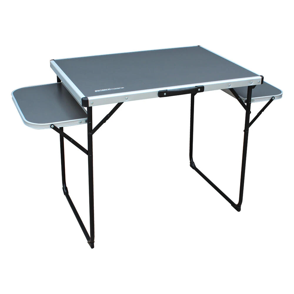 Alu Top Camping Table With Folding Side Tables 1 Alu Top Camping Table With Folding Side Tables