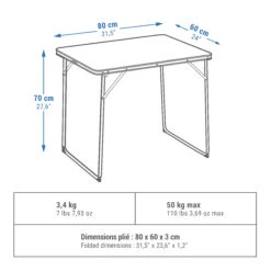 Quechua FOLDING CAMPING TABLE – 2 TO 4 PEOPLE 23 Quechua FOLDING CAMPING TABLE – 2 TO 4 PEOPLE -Outdoor Camping Shop k4080b7028c9fd78111c4dd7a6ae13060