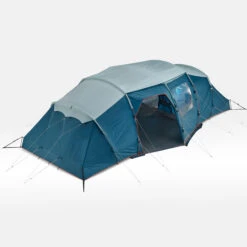 Quechua 8 Man Tent With Poles - Arpenaz 8.4 -Outdoor Camping Shop k517ab793fd4d31387b77f523bea13a02