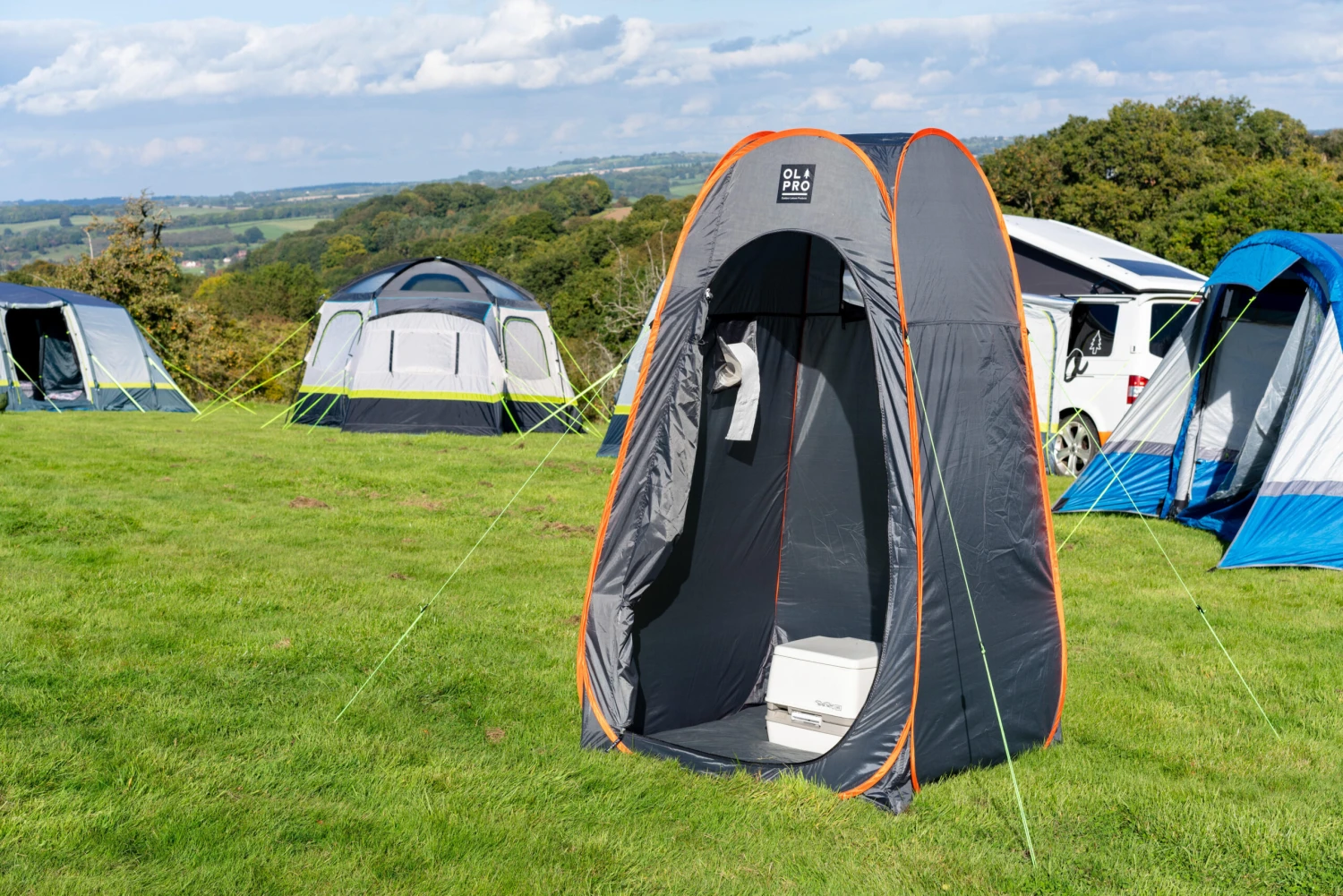 OLPRO Pop Up Toilet & Utility Tent 1.2M 5 OLPRO Pop Up Toilet & Utility Tent 1.2M - Image 5