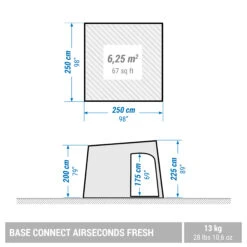 Quechua 6 Person Inflatable Camping Shelter 16 Quechua 6 Person Inflatable Camping Shelter -Outdoor Camping Shop k62146d9c06fc868e43a84ebe4a210b04