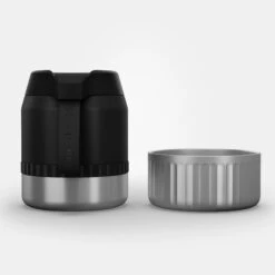 Quechua Stainless Steel Isothermal Food Box For Hiking MH500 0.8 L With Bowl Black -Outdoor Camping Shop k65696e8c1e3be71e5d620f434004ef50