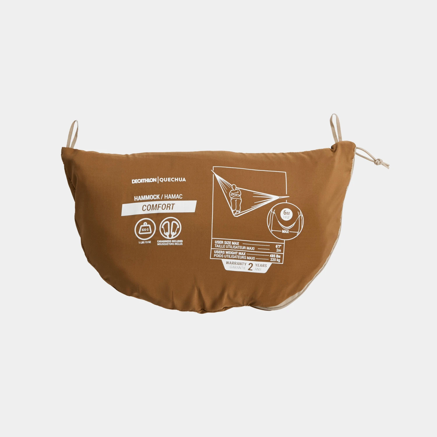 Quechua Two-person Hammock - Comfort 350 X 175 Cm 8 Quechua Two-person Hammock - Comfort 350 X 175 Cm - Image 8