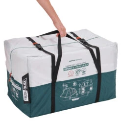 Quechua 6 Man Blackout Tent With Poles - Arpenaz 6.3 F&B -Outdoor Camping Shop k790337a0ad0f01a76fcfdd85adcd1fbd