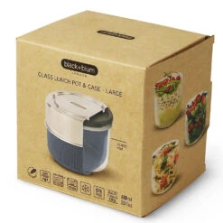 Black+Blum Glass Lunch Bowl 600ml Slate -Outdoor Camping Shop k7ff4b31510fd40cb41416ee292147b94