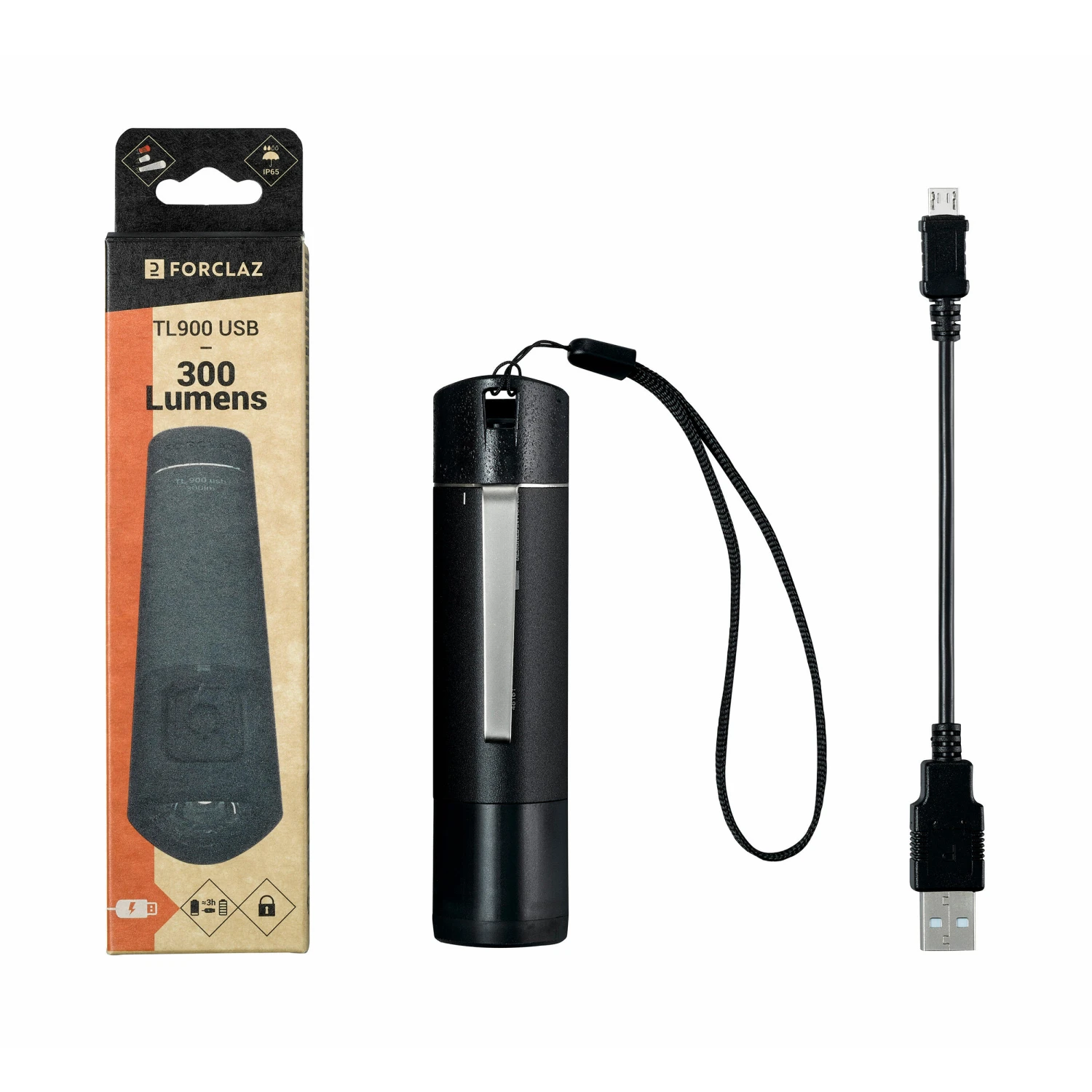 Rechargeable Torch - 300 Lm 4 Rechargeable Torch - 300 Lm - Image 4