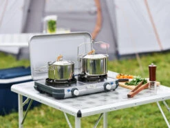 Campingaz 2-BURNER CAMP & GRILL STOVE -Outdoor Camping Shop k8f24fb49b7a94f9bed1b63db76832075