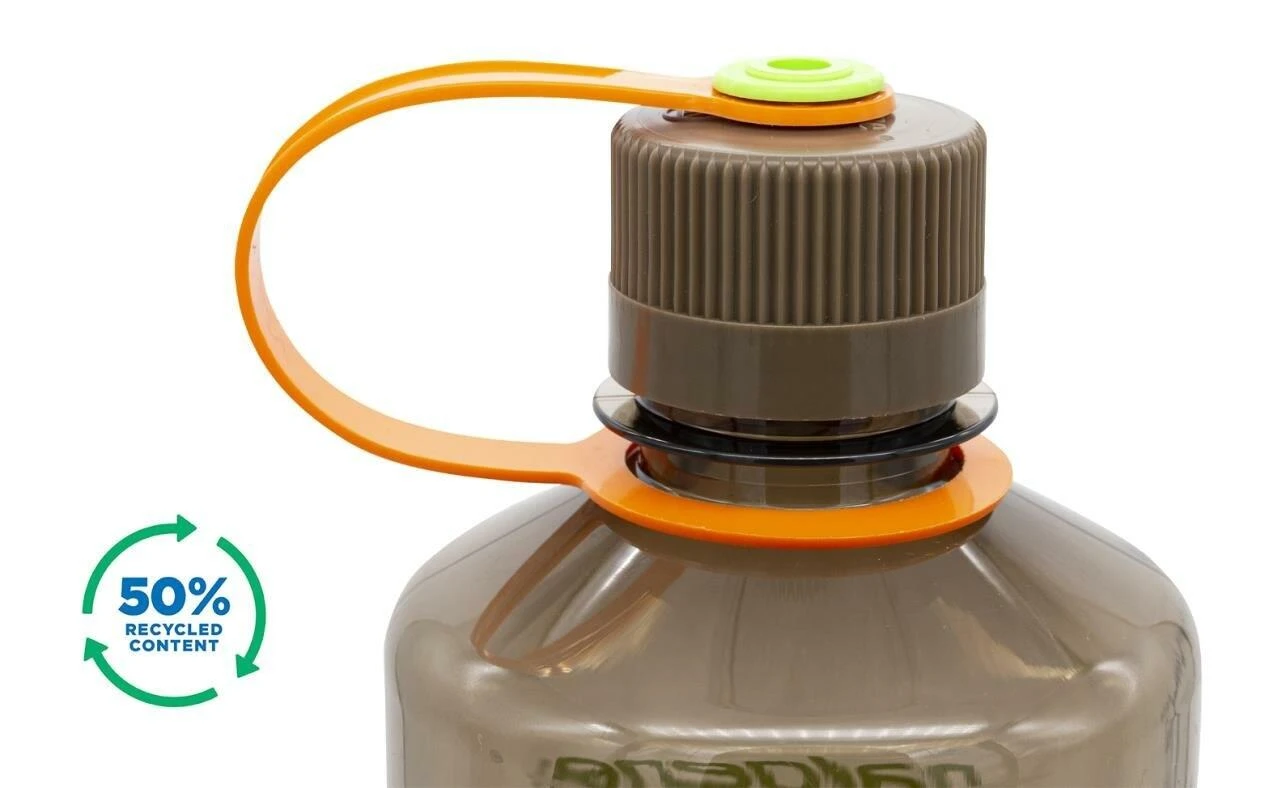 Nalgene 1L Narrow Mouth Sustain Water Bottle - Made From 50% Plastic Waste 4 Nalgene 1L Narrow Mouth Sustain Water Bottle - Made From 50% Plastic Waste - Image 4