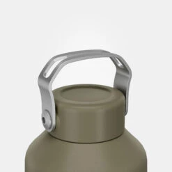 Quechua Stainless Steel Hiking Flask With Screw Cap MH100 1.5 L Khaki -Outdoor Camping Shop k91f39300402399ba2e9c474f23f2fd92
