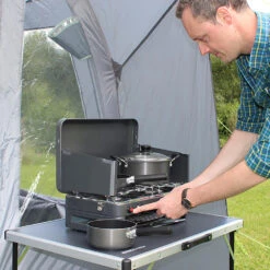 Twin Burner Gas Stove & Grill -Outdoor Camping Shop k94ac72afadd1e54edcbba984aab67da4