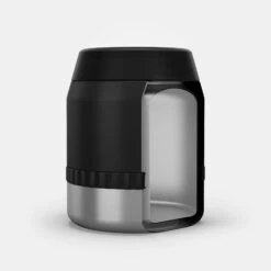 Quechua Stainless Steel Isothermal Food Box For Hiking MH500 0.8 L With Bowl Black -Outdoor Camping Shop k9f40abb231a9b0315e9797b5a6166181