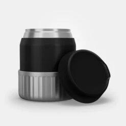 Quechua Stainless Steel Isothermal Food Box For Hiking MH500 0.8 L With Bowl Black -Outdoor Camping Shop ka2e12d4fd47de5b6c38e2f06a732e432