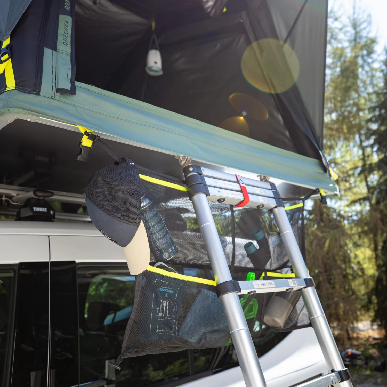 Quechua INFLATABLE ROOF TENT MH900 FRESH & BLACK 2 PERSON 9 Quechua INFLATABLE ROOF TENT MH900 FRESH & BLACK 2 PERSON - Image 9