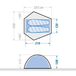 2 Man Dome Trekking Blackout Tent - MT500 F&B -Outdoor Camping Shop kc848671a3a5ea01d2201e540edd0ea41