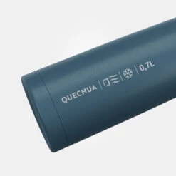 Quechua Stainless Steel Isothermal Hiking Bottle 0.7 Litre Blue -Outdoor Camping Shop kcbcbb60b9f0211f76588fe98ee1ca0c6