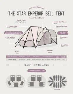 Star Emperor Bell Tent -Outdoor Camping Shop kd7fead289650f6d0e4ac370cd50bb2d5