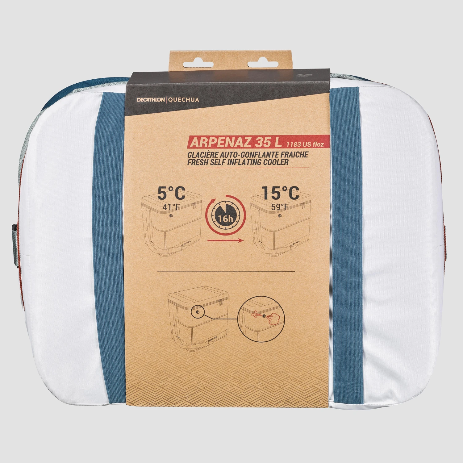 Quechua Camping Flexible Cooler - 35 L 5 Quechua Camping Flexible Cooler - 35 L - Image 5