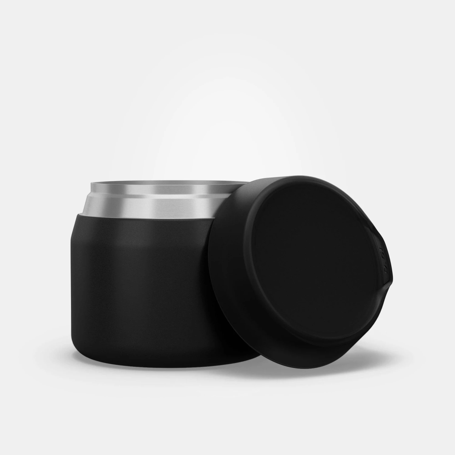 Quechua Stainless Steel Isothermal Food Box For Hiking MH500 0.5 L Black 9 Quechua Stainless Steel Isothermal Food Box For Hiking MH500 0.5 L Black - Image 9