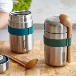 Black+Blum Food Flask 400ml Ocean -Outdoor Camping Shop kfb2bb3866363e777685a018f81f2dc42