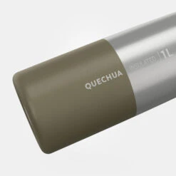 Quechua Isothermal Stainless Steel Hiking Flask MH500 1 L Khaki -Outdoor Camping Shop kfc087bfedafce36589929ca3f8547368