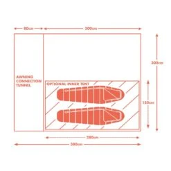 Kamper Compact Pole & Sleeve Driveaway Campervan Awning -Outdoor Camping Shop kff9b410ba64a3f14bc2e36987da7a64f
